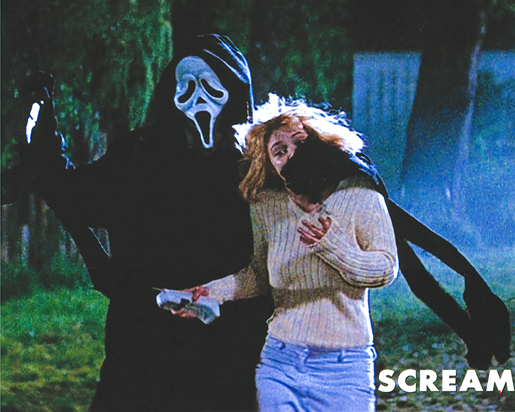 Lee Waddell - The Original Ghostface, attacks Casey in the film Scream